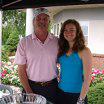 Jeff Musser and his daughter Sami at the Golf Classic